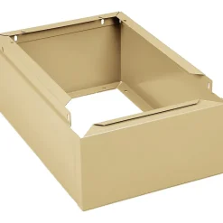 Storage Cabinets*Tennsco Closed Locker Base, Sand, 6"H x 12"W x 15"D