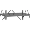 Shelving*Tennsco Industrial Shelf with Clips, Supports 650 lb., Medium Grey, 48"W x 12"D