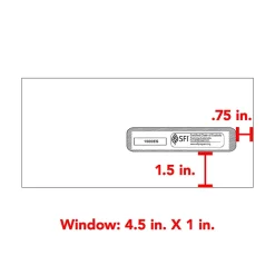 New TFP ComplyRight Self Seal Security Tinted #10 Business Envelopes, 4 1/2