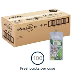 Bright Tea THE CO. Earl Grey Tea FLAVIA Freshpacks, 100/Carton (B506)