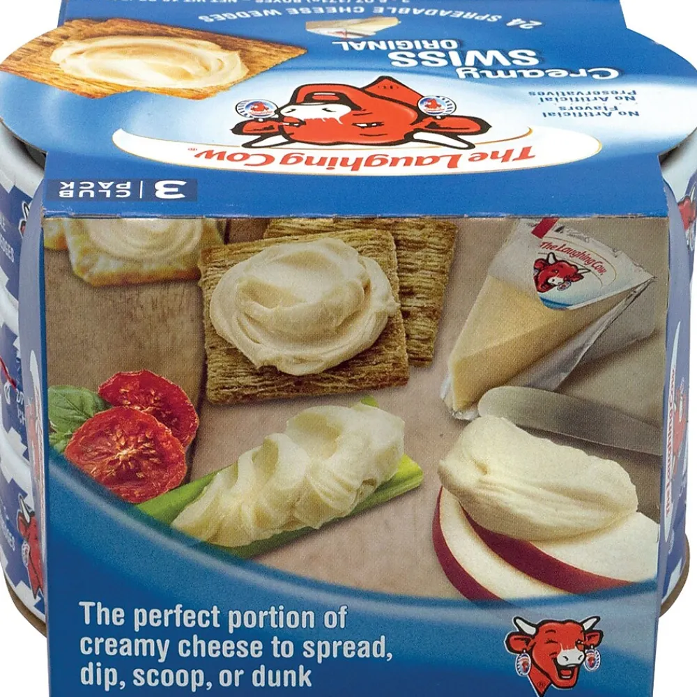 The Laughing Cow Creamy Creamy Swiss Cheese, 3/Pack (902-00065)