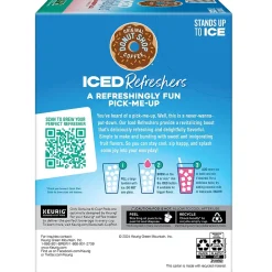 The Original Donut Shop Iced Refreshers Strawberry Acai Infused Water, Keurig® K-Cup® Pods, 80/Carton (5000379382CT)
