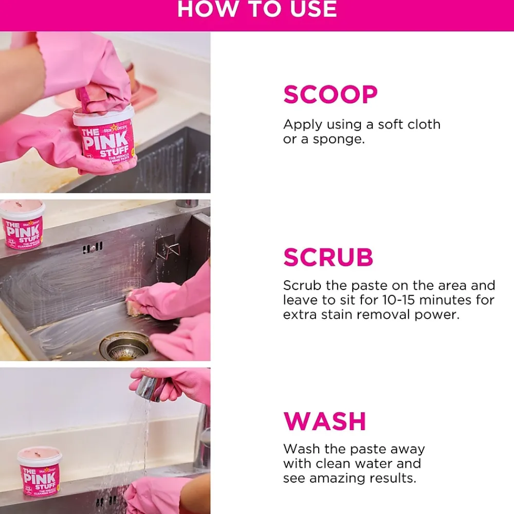Miracle Cleaning Paste Degreaser, 17.6 Oz. (23705)<The Pink Stuff Sale