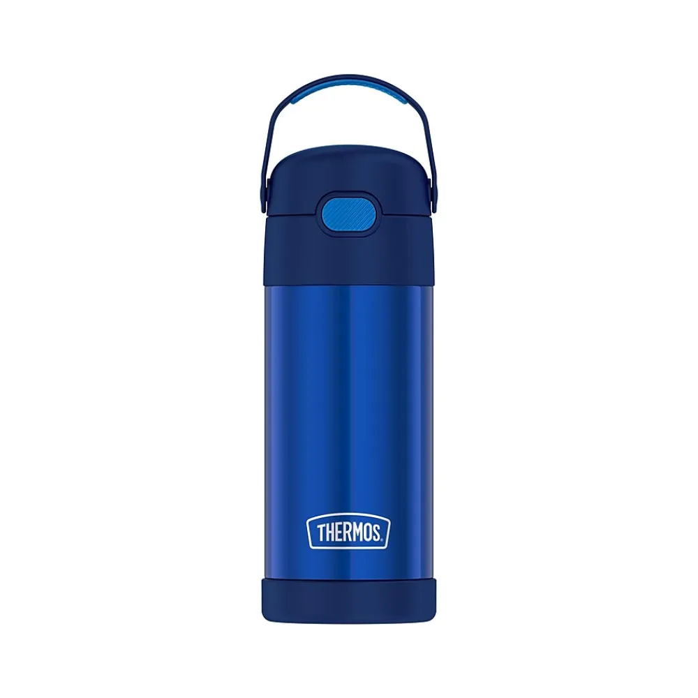 Thermos FUNtainer Stainless Steel Vacuum Insulated Water Bottle, 12 oz. (F4103NLB6ST)