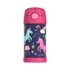 Thermos FUNtainer Stainless Steel Vacuum Insulated Water Bottle, 12 oz., Multicolor (F4103NLA6ST)