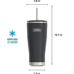 Icon Stainless Steel Vacuum Insulated, 24 oz., Granite (THRIS1112GT4)<Thermos Hot