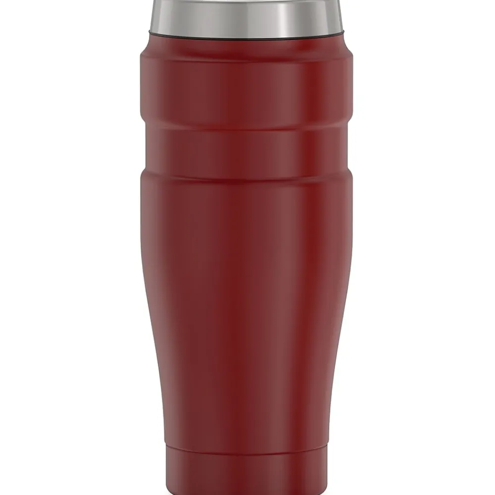 16-Ounce Stainless King Vacuum-Insulated Stainless Steel Travel Tumbler, Rustic Red (SK1005MR4)<Thermos