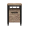 File Cabinets*Thomasville Furniture Breslyn Vertical File Cabinet, Letter/Legal Size, 22.2"H x 16"W x 20"D, Crosscut Hickory (SPLS-BRDF-TV)