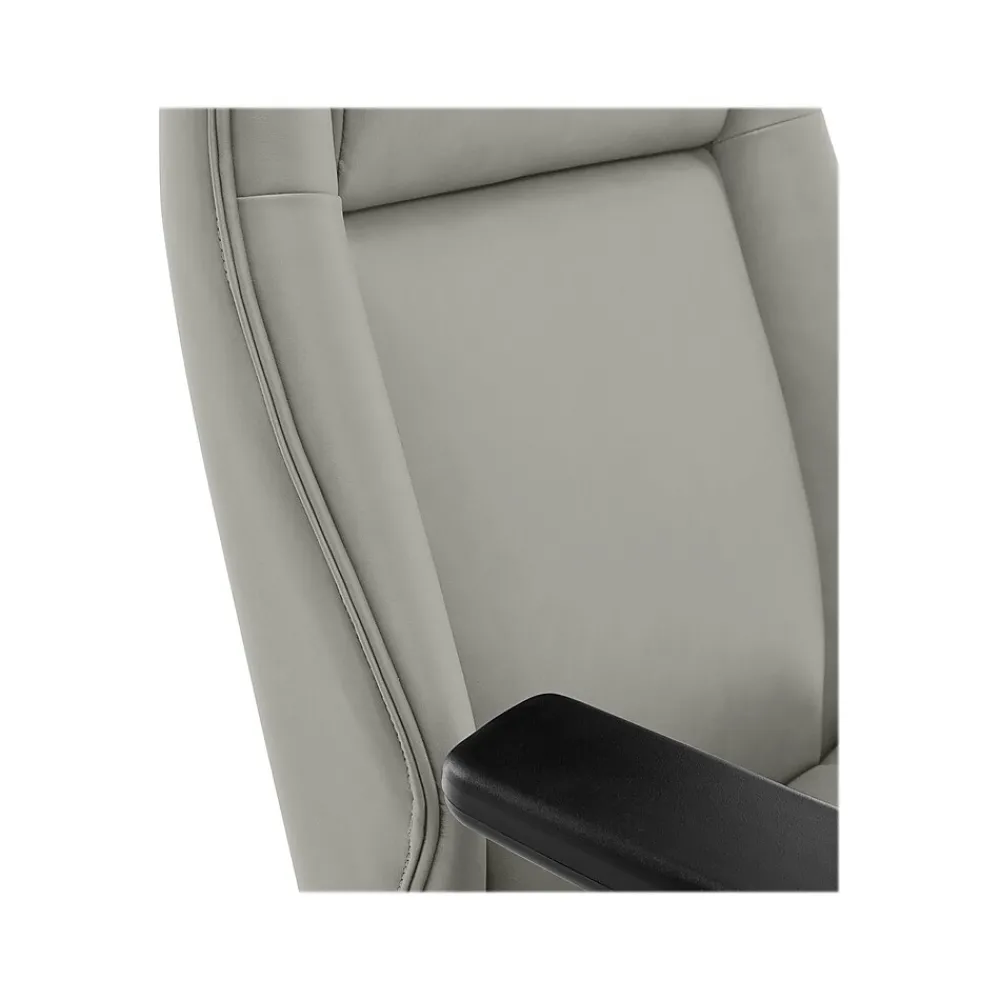 Office Chairs*Thomasville Furniture Darius Ergonomic Bonded Leather Swivel Executive Chair, Gray (51490-GRY)