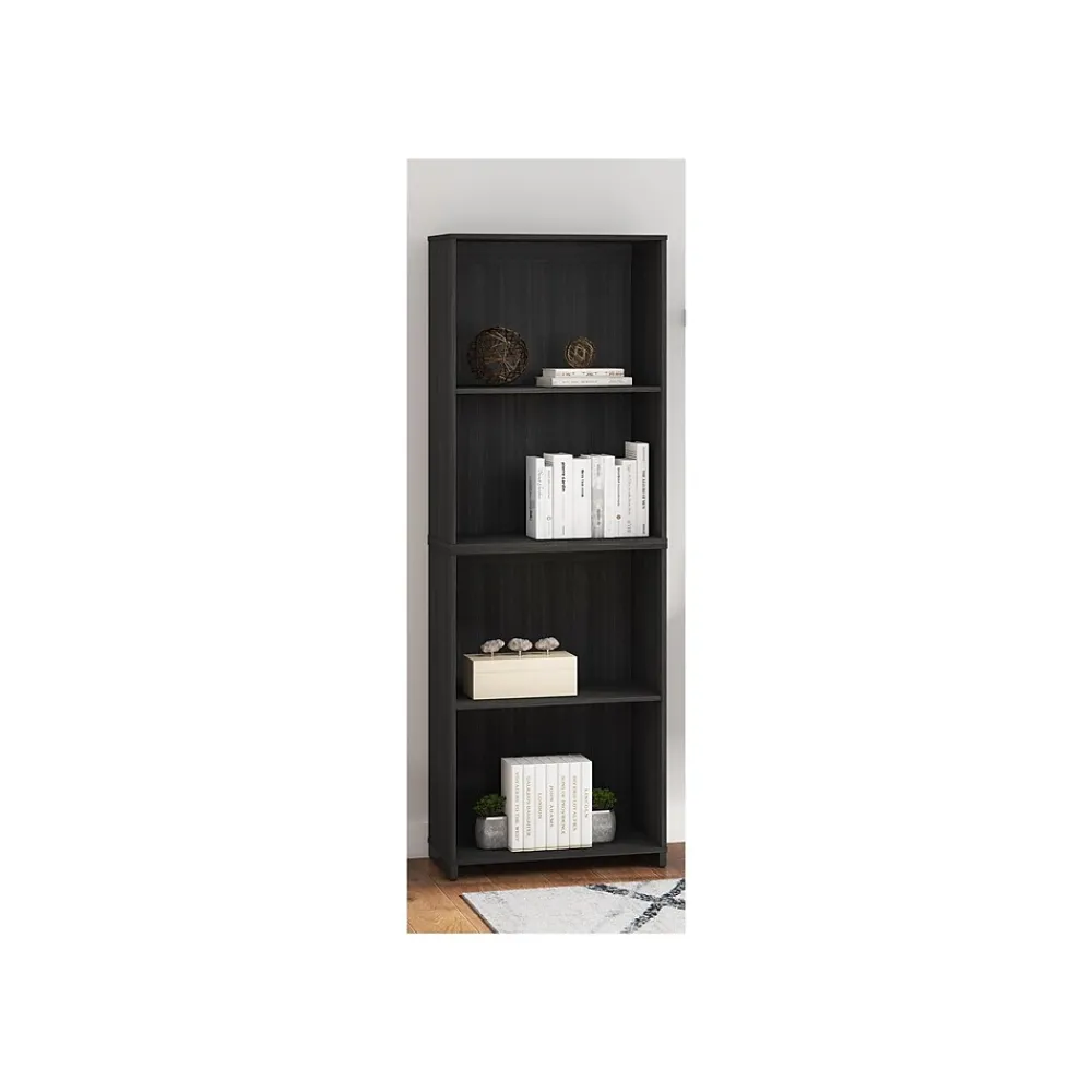 Bookcases*Thomasville Furniture Latimer 2-Shelf 36"H Bookcase, Burnt Ash (SPLS-LABK-TV)