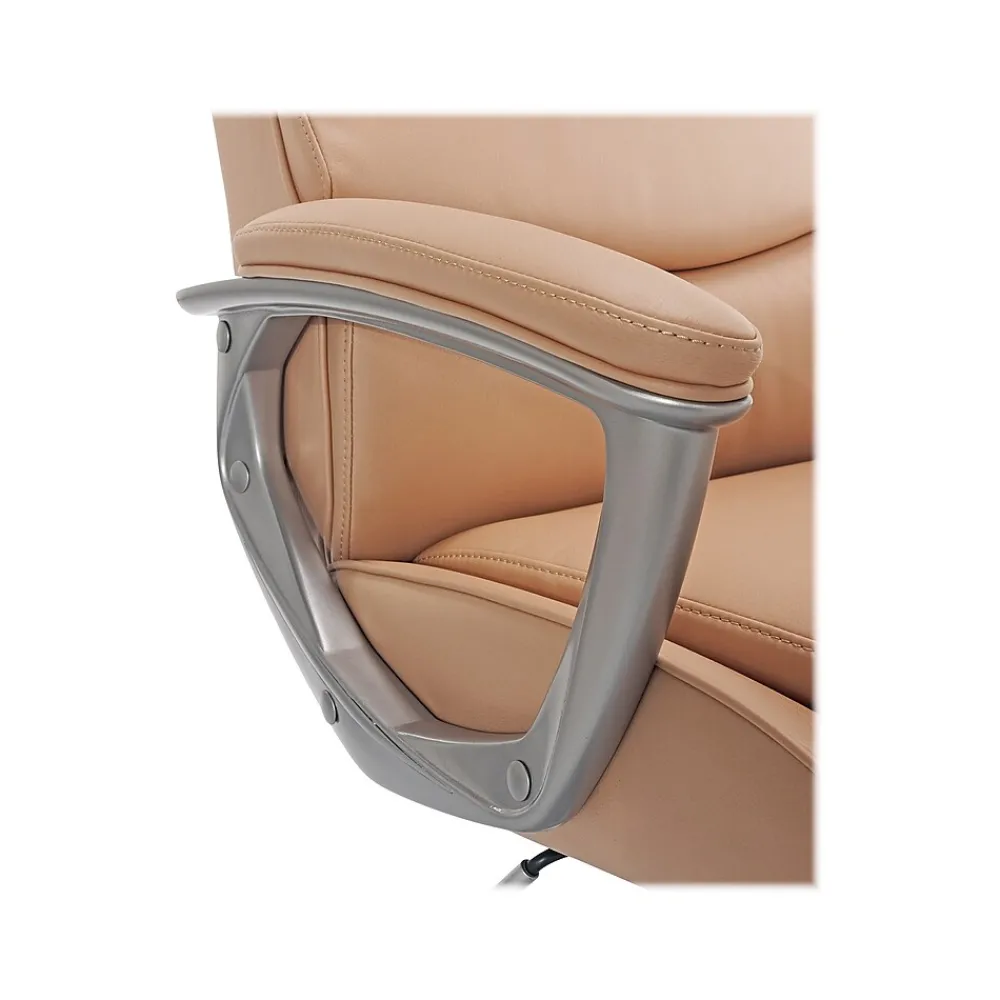 Office Chairs*Thomasville Furniture Thomasville Josephine Ergonomic Bonded Leather Swivel Manager Chair, (60071-BLSH) Blush