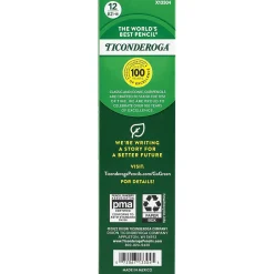 Pencils|Ticonderoga Laddie Wooden Pencil, #2 Soft Lead, Dozen (X13304X)
