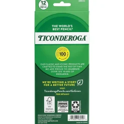 Pencils|Ticonderoga Wooden Pencil, #2 Soft Lead, Dozen (X96212X)