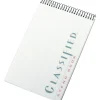 Notepads|TOPS Docket Gold Steno Pad, 6" x 9", Gregg Ruled, White, 100 Sheets/Pad (99708)