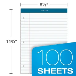 Notepads|TOPS Double Docket Notepad, 8.5