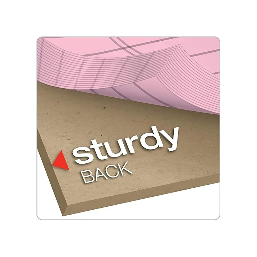 Notepads|TOPS Prism Notepad, 5" x 8", Narrow Ruled, Assorted, 50 Sheets/Pad, 6 Pads/Pack (TOP63016)