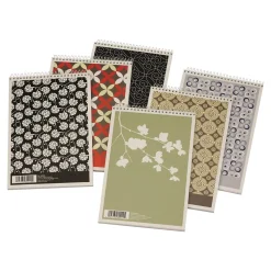 Notepads|TOPS Steno Pad, 6" x 9", Gregg Ruled, Assorted Colors, 80 Sheets/Pad (80222)
