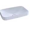 Toto Arvina Vessel Vitreous China Bathroom Sink, Cotton White (LT426G#01)