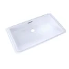 Toto Rectangular Undermount Bathroom Sink with CeFiONtect™, Cotton White (LT191#01)
