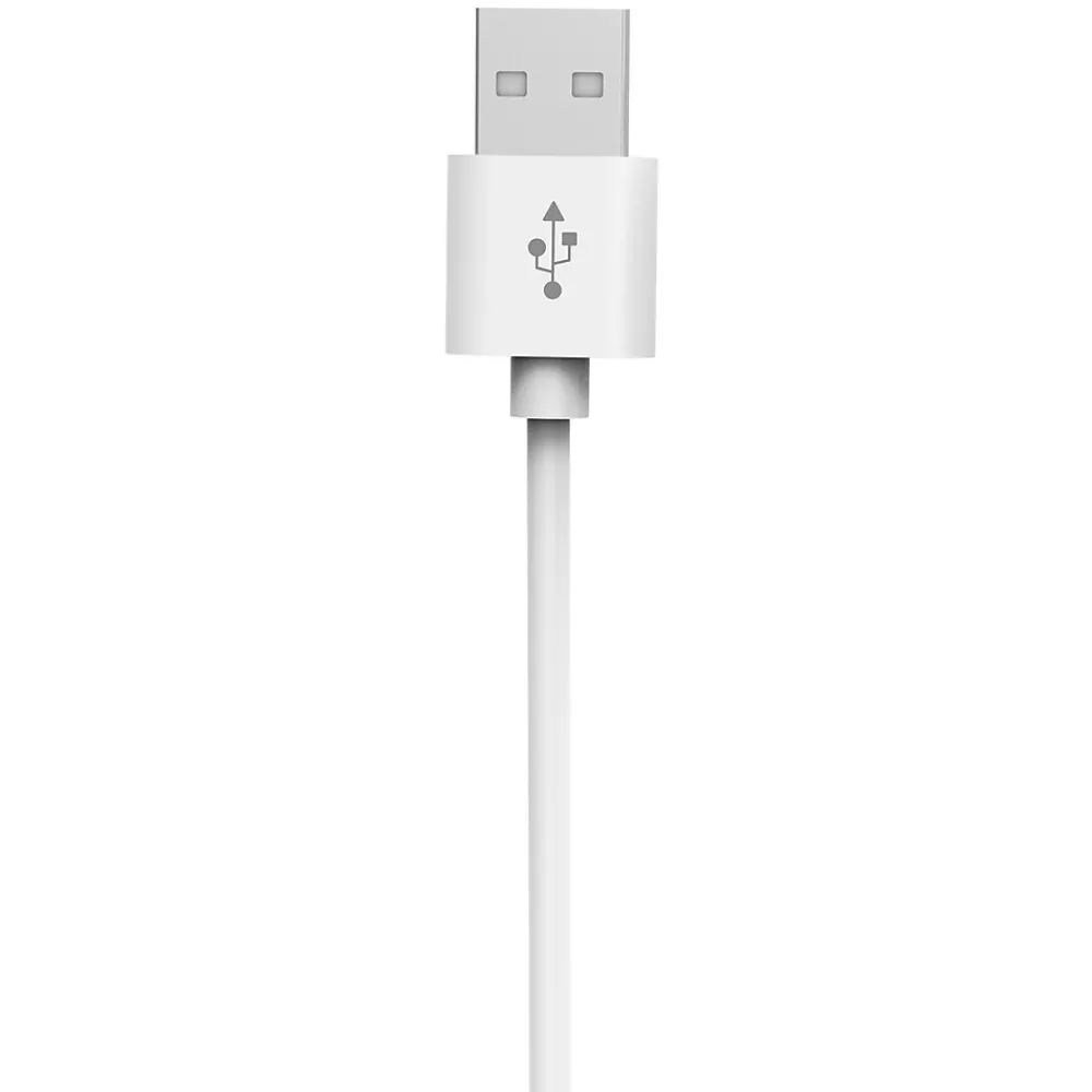 Braided USB Micro Cable, 4 ft., White (TVPD-BC4M)<Travelocity New