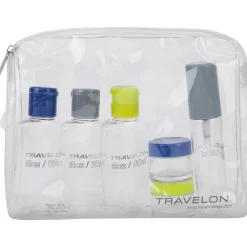 7.5" Plastic Toiletry Bag Kit, Clear (02037-001)<Travelon Sale