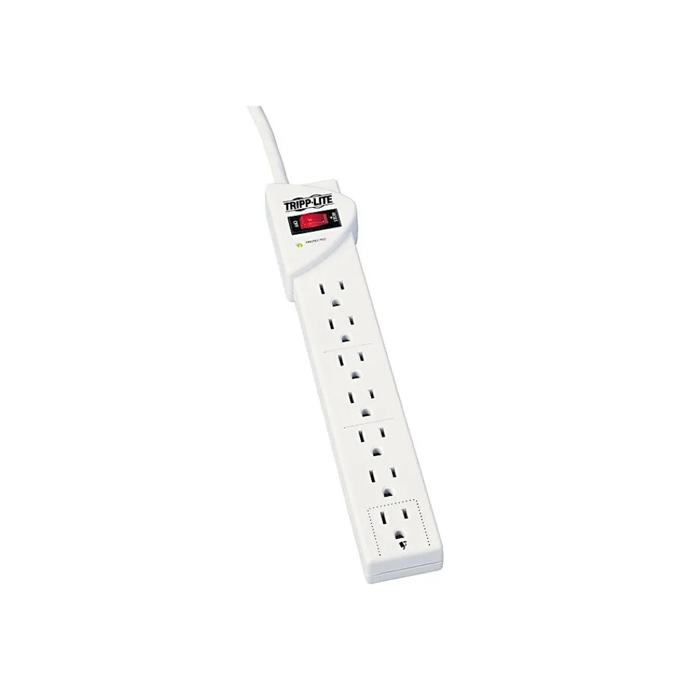 Tripp Lite 7 Outlet Surge Protector, 12' Cord, 1000 Joules (TLP712)