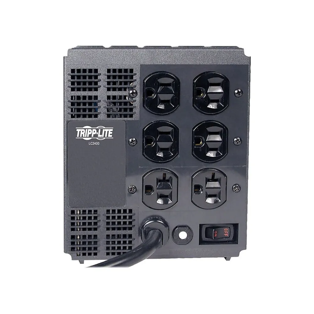 Tripp Lite LC2400 6-Outlet 1440 J Power Conditioner, 6' Cord