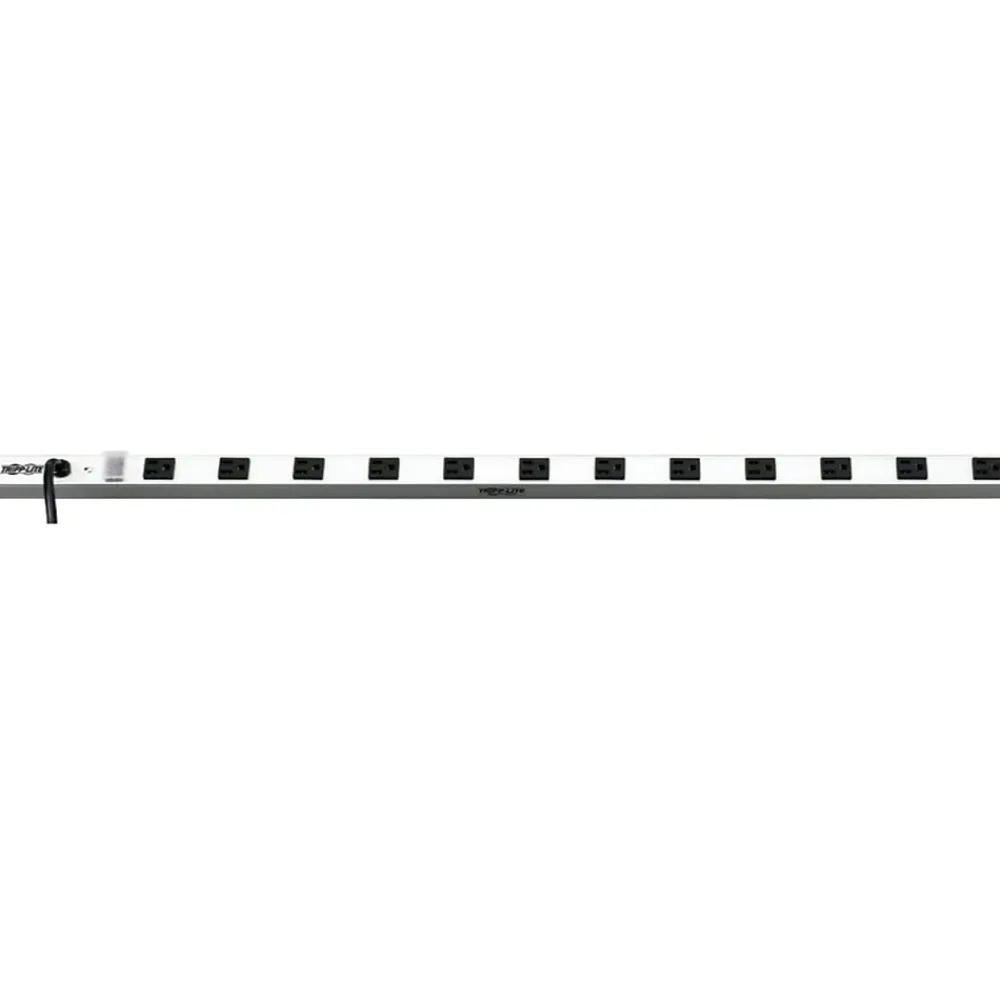 Tripp Lite Multiple Outlet 36" Power Strip, 12 Outlets, 15' Cord, Silver (TRPPS3612)