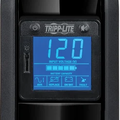 Tripp Lite UPS 900VA Battery Backup UPS, 8-Outlets, Black (OMNI900LCD)