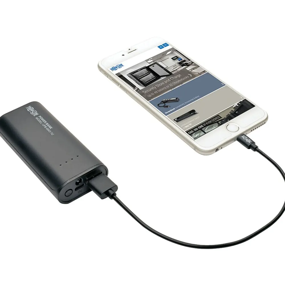 USB Portable Battery for Multiple Brands, 5200mAh, Black (UPB-05K2-1U)<Tripp Lite Outlet