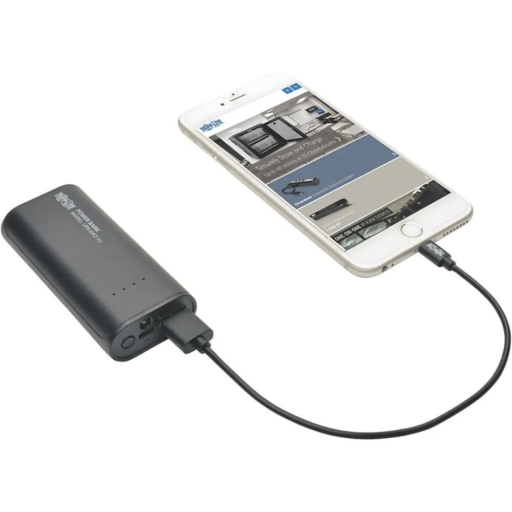 USB Portable Battery for Multiple Brands, 5200mAh, Black (UPB-05K2-1U)<Tripp Lite Outlet