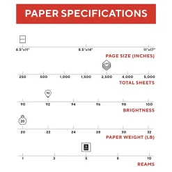 Copy Paper*TRU RED ™ 8.5
