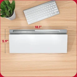Dry Erase*TRU RED ™ Glass Desktop Dry-Erase Whiteboard (TR62579)