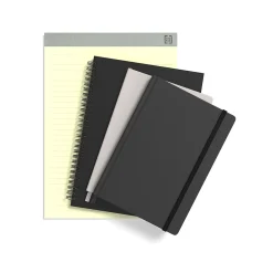 Notebooks|TRU RED ™ Large Hard Cover Ruled Notebook, Gray/ (TR55737) Blue