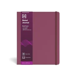 Journals|TRU RED â„¢ Large Hard Cover Ruled Journal, (TR55730) Purple