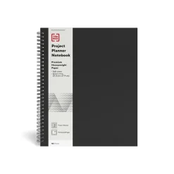 Subject Notebooks|TRU RED â„¢ Large Soft Cover Project Planner Notebook, Black (TR54986)