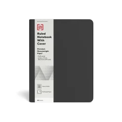 Subject Notebooks|TRU RED â„¢ Medium Folio Soft Cover Ruled Notebook, Black (TR54993)