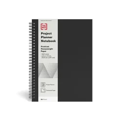 Subject Notebooks|TRU RED â„¢ Medium Soft Cover Project Planner Notebook, Black (TR54989)