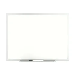 Dry Erase*TRU RED ™ Melamine Dry Erase Board, Gray Frame, 2' x 1.5' (TR59356)