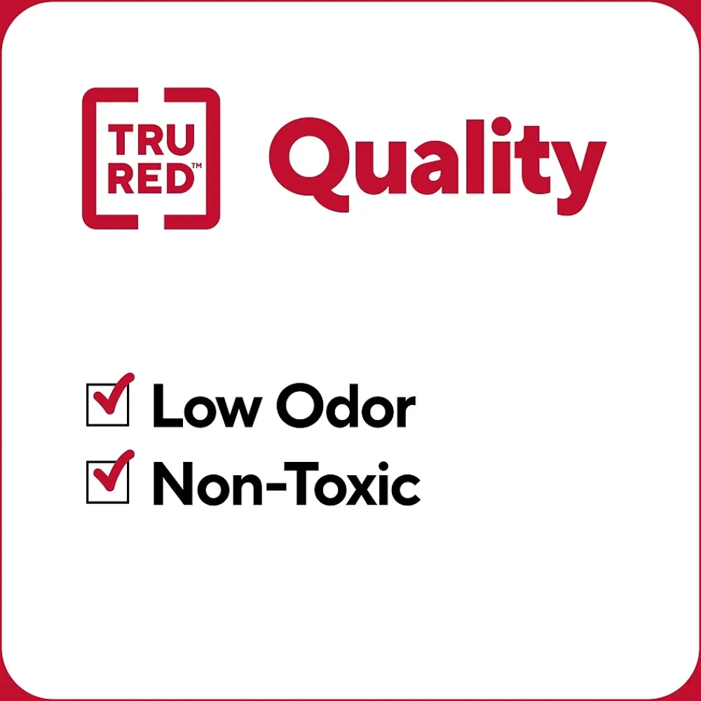 Markers|TRU RED ™ Pen Dry Erase Markers, Fine Tip, Assorted, 4/Pack (TR61457/TR54562)