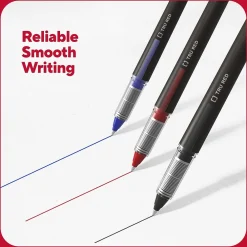 Pens|TRU RED ™ Rollerball Pens, Fine Point, Assorted Colors, 3/Pack (TR58251)