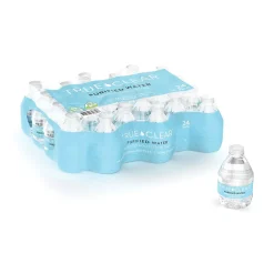 True Clear Purified Bottled Water, 8 fl. oz. Bottles, 24/Carton (TC54595)