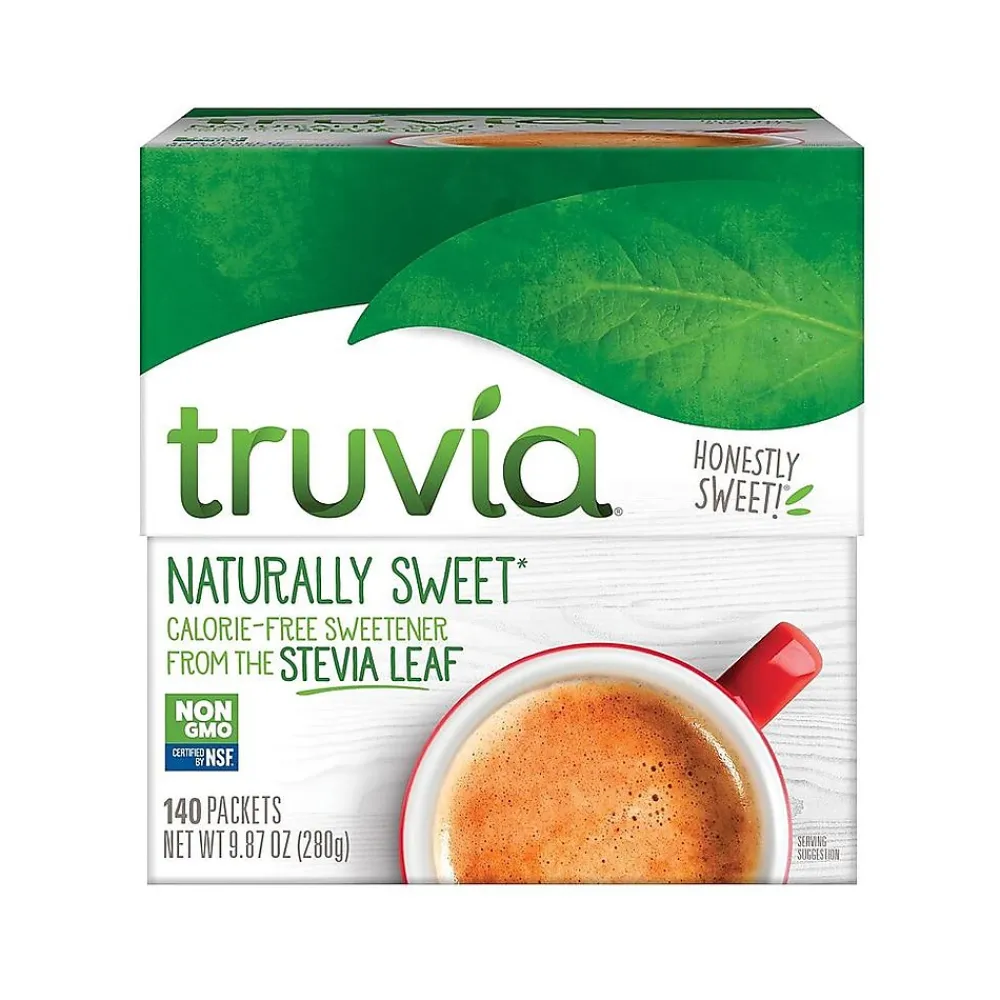 Truvia A Naturally Sweet Calorie-Free Sweetener, 140/Box (8845)