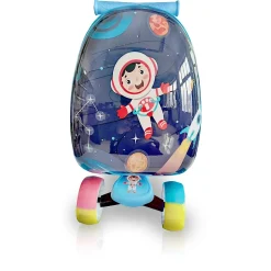 Hardside Carry-On Suitcase, 4-Wheeled Spinner, TSA Checkpoint Friendly (T0528-GALAXYKID)<TUCCI Hot
