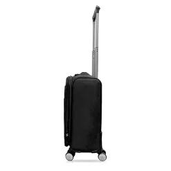 Hardside Carry-On Suitcase, 4-Wheeled Spinner, TSA Checkpoint Friendly (T0473-20in-BLK)<TUCCI