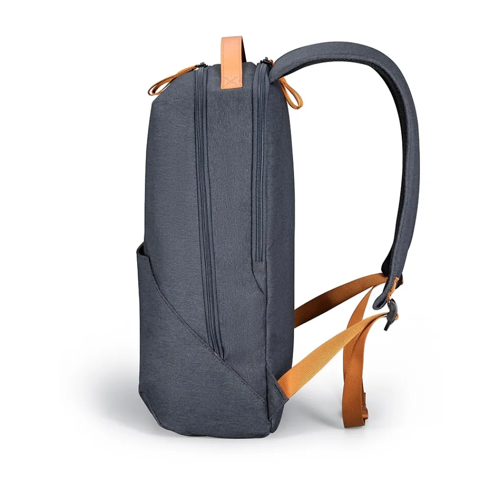 TUCCI Laptop Backpack, Medium, Grey (T0592)