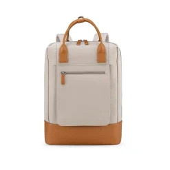 TUCCI Laptop Backpack, Medium, Khaki (T0637)