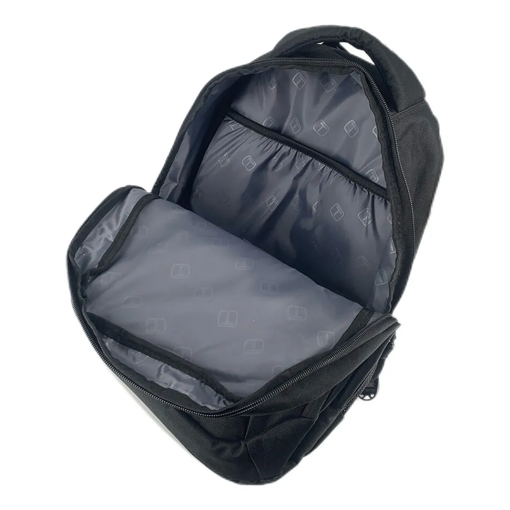 TUCCI TrailBlazer Laptop Backpack, Medium, Black (T0567)