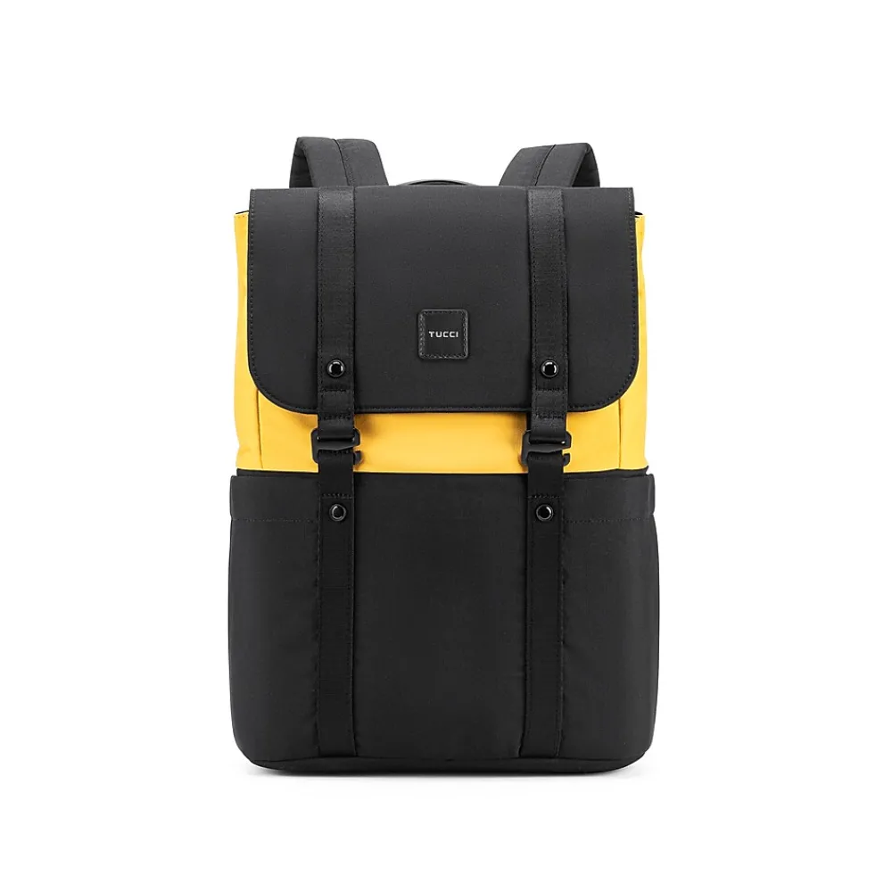 TUCCI VentureSack Laptop Backpack, Medium, Black (T0639)