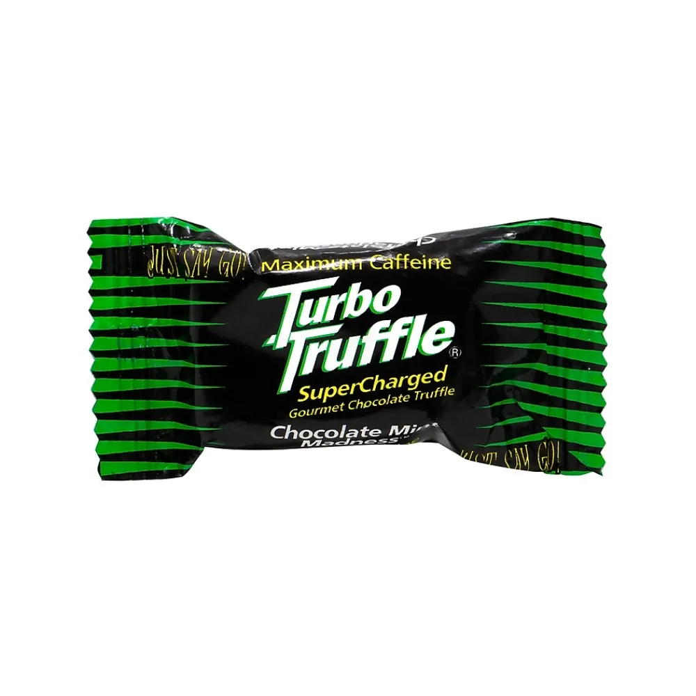 Turbo Truffle s Energy Chocolate Truffles Mint Madness, 50/Pack (220-00987)